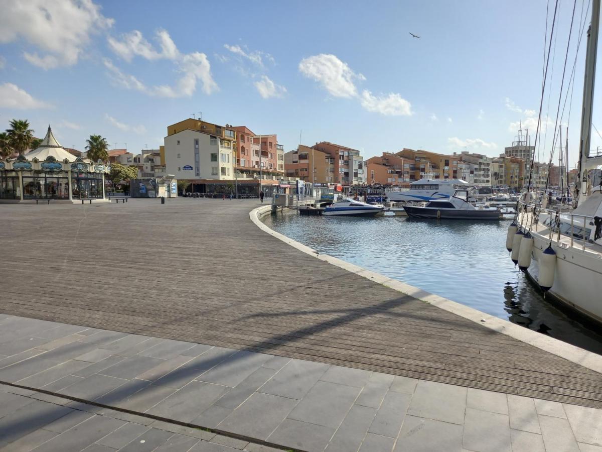 Port Brescou, T3 En Duplex Climatise, Superbe Vue Sur Le Port Lägenhet Agde Exteriör bild