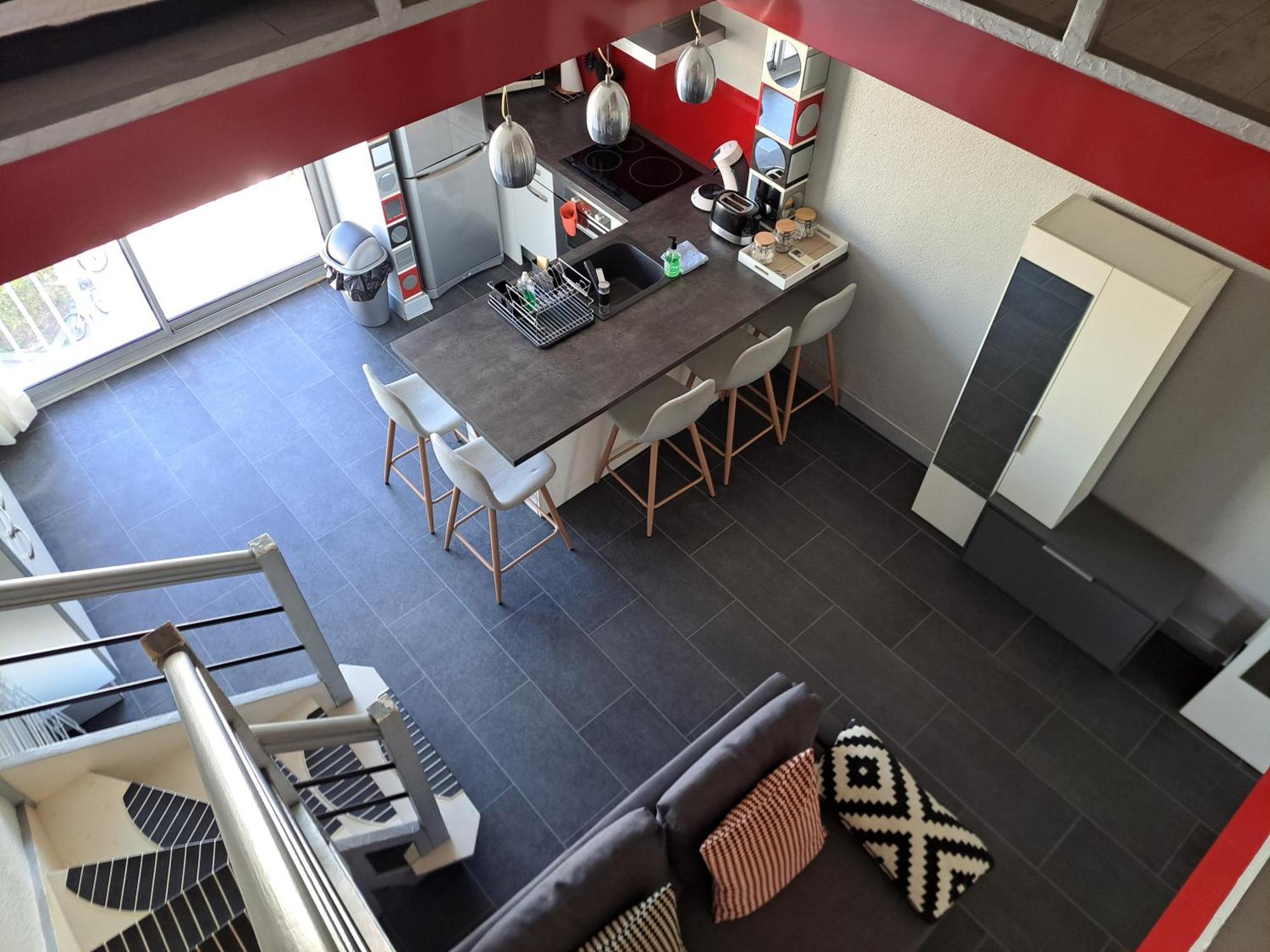 Port Brescou, T3 En Duplex Climatise, Superbe Vue Sur Le Port Lägenhet Agde Exteriör bild