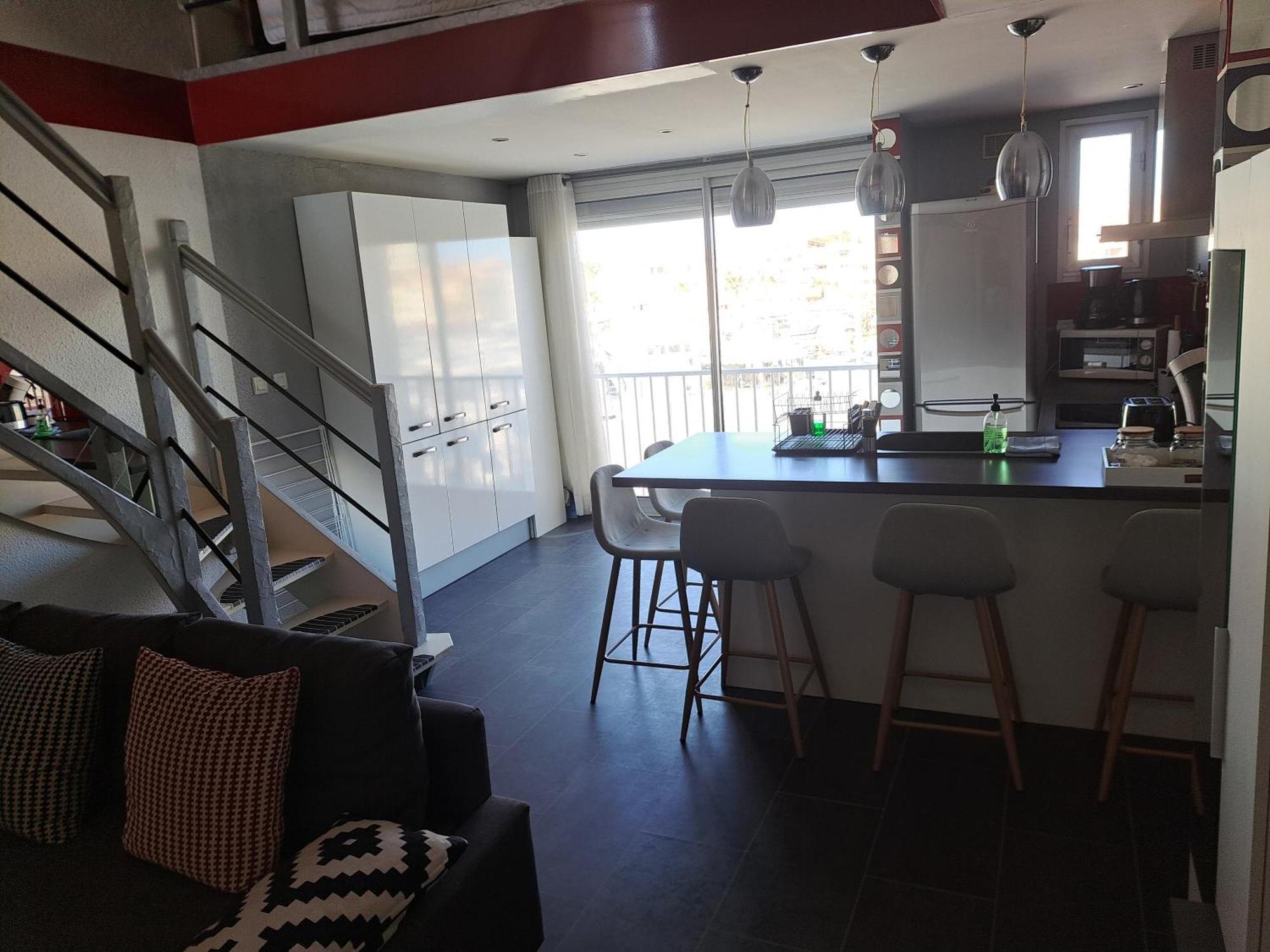 Port Brescou, T3 En Duplex Climatise, Superbe Vue Sur Le Port Lägenhet Agde Exteriör bild